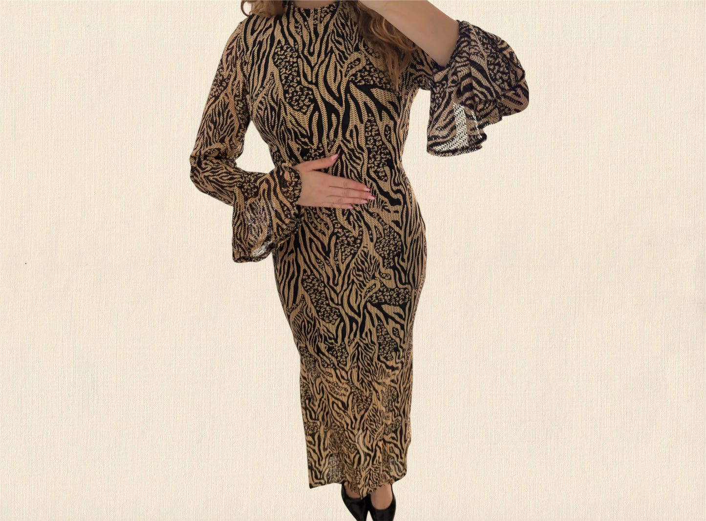 Robe longue dos nu